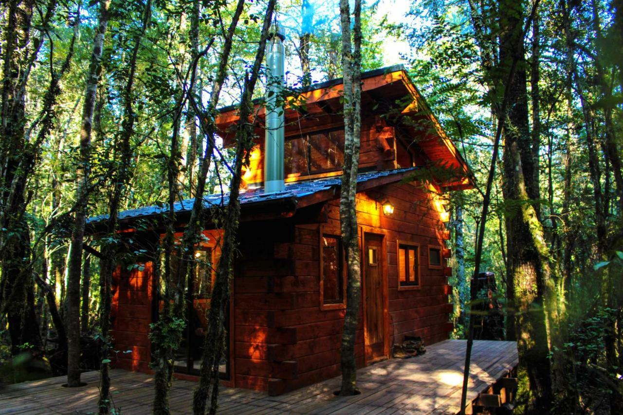 Cabanas Bosque Milenario Коньярипе Экстерьер фото