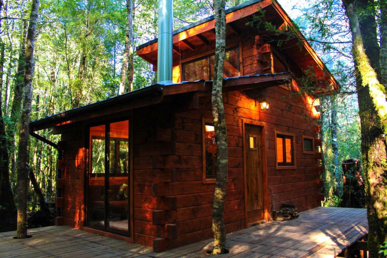 Cabanas Bosque Milenario Коньярипе Экстерьер фото